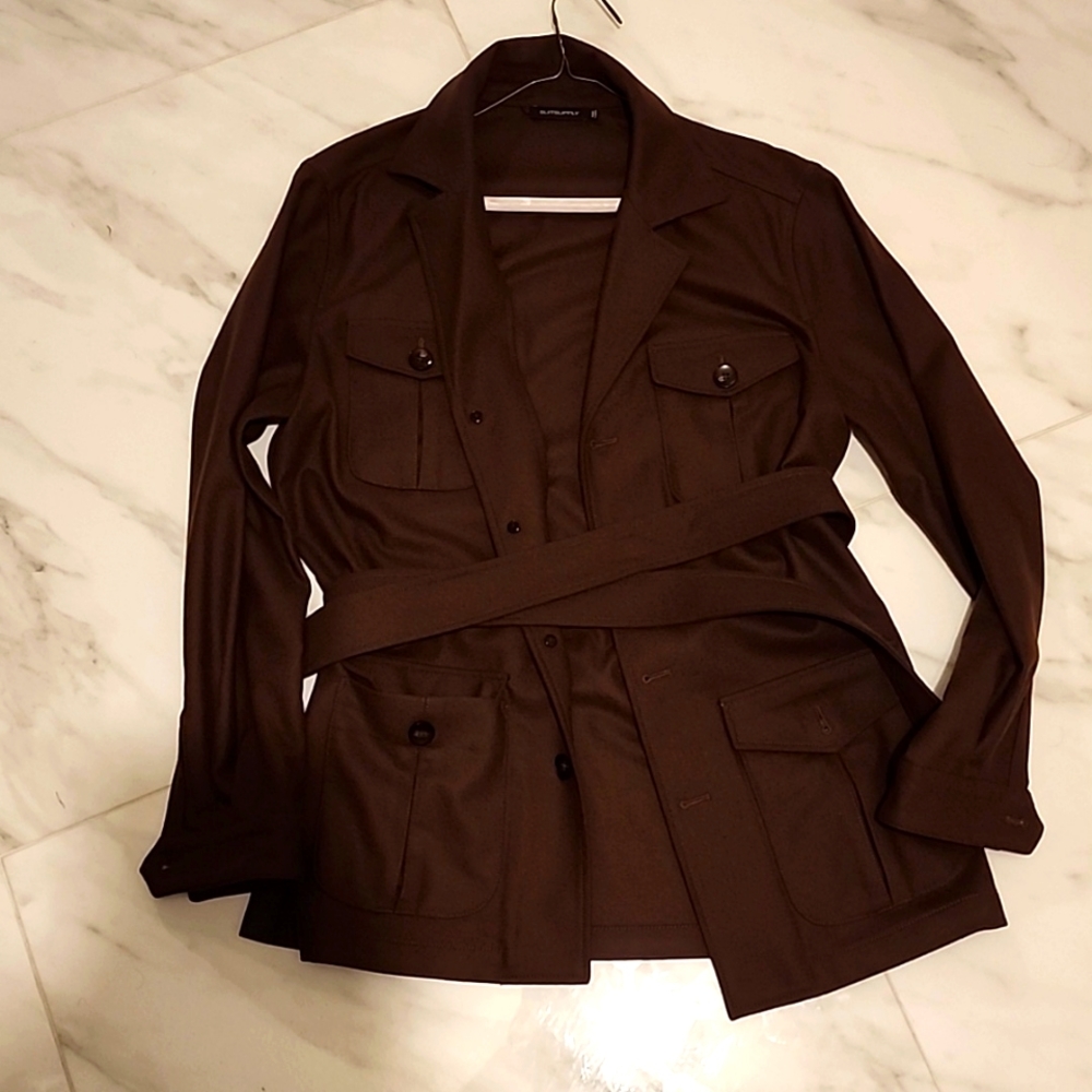 Safari jacket 100% fine wool
